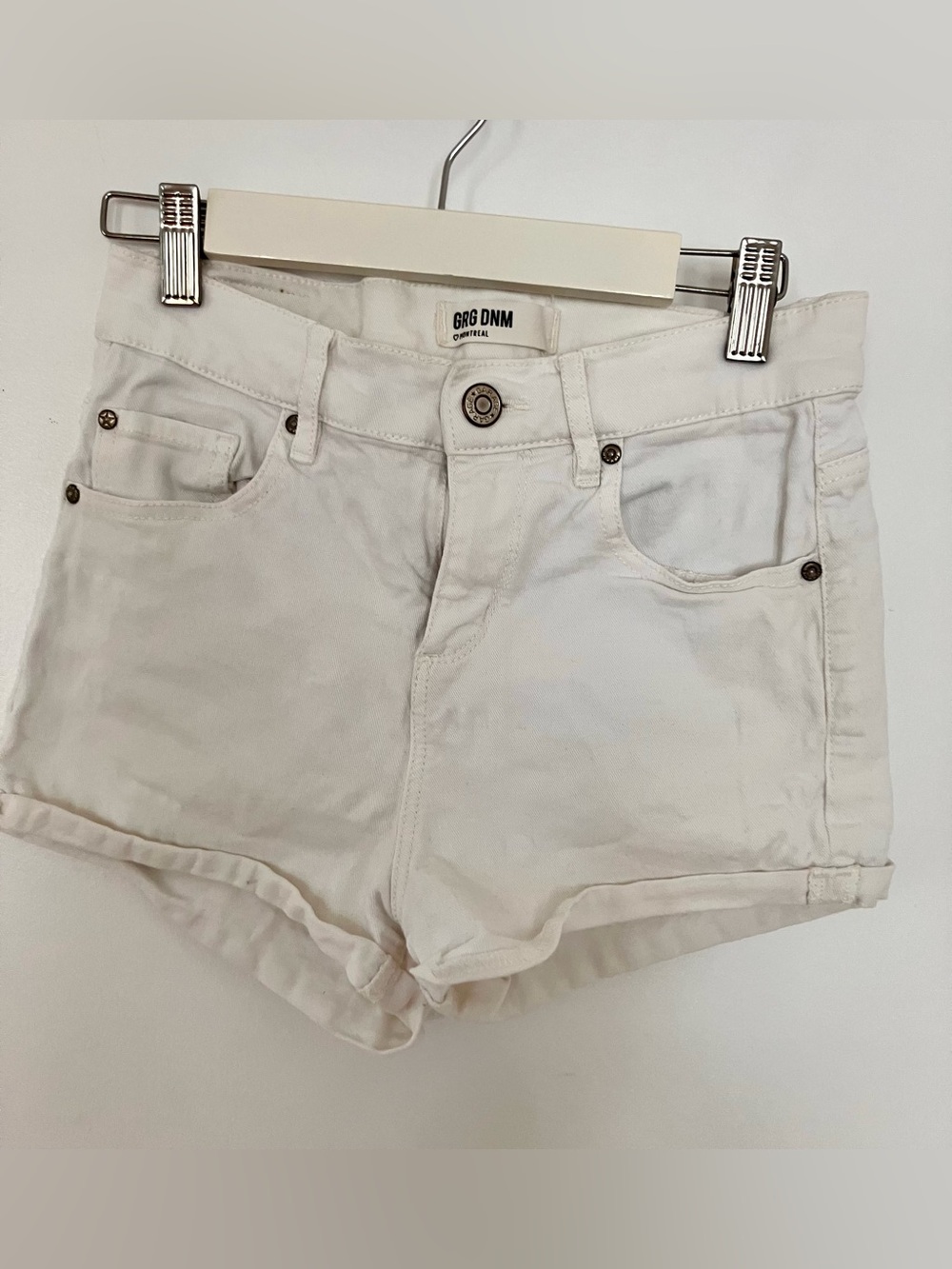 White Denim Jean Shorts